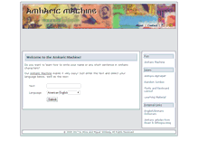 Tablet Screenshot of amharicmachine.com